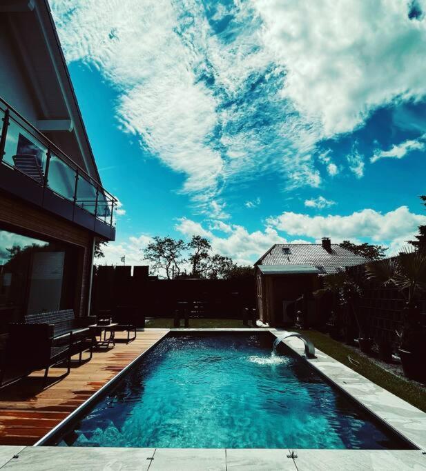 Villa Dreamy Vibes Mit Privatem Pool & Rheinblick 下卡瑟尔 外观 照片