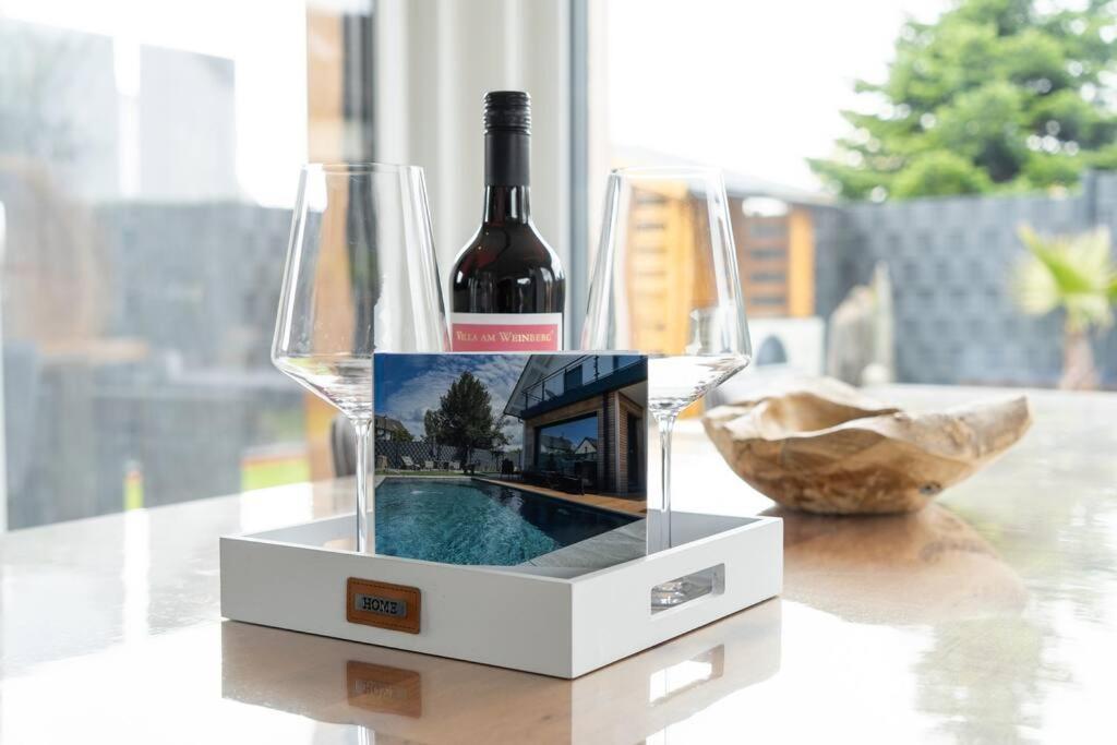 Villa Dreamy Vibes Mit Privatem Pool & Rheinblick 下卡瑟尔 外观 照片