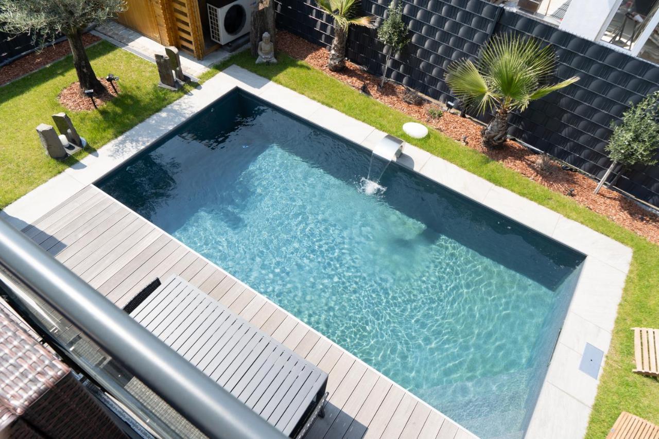 Villa Dreamy Vibes Mit Privatem Pool & Rheinblick 下卡瑟尔 外观 照片