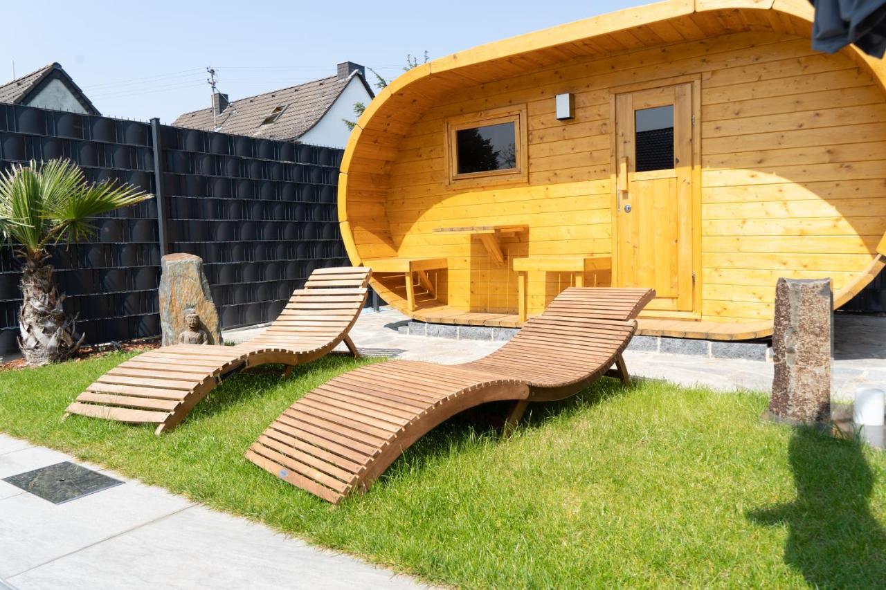 Villa Dreamy Vibes Mit Privatem Pool & Rheinblick 下卡瑟尔 外观 照片